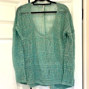 Free People lace sweater